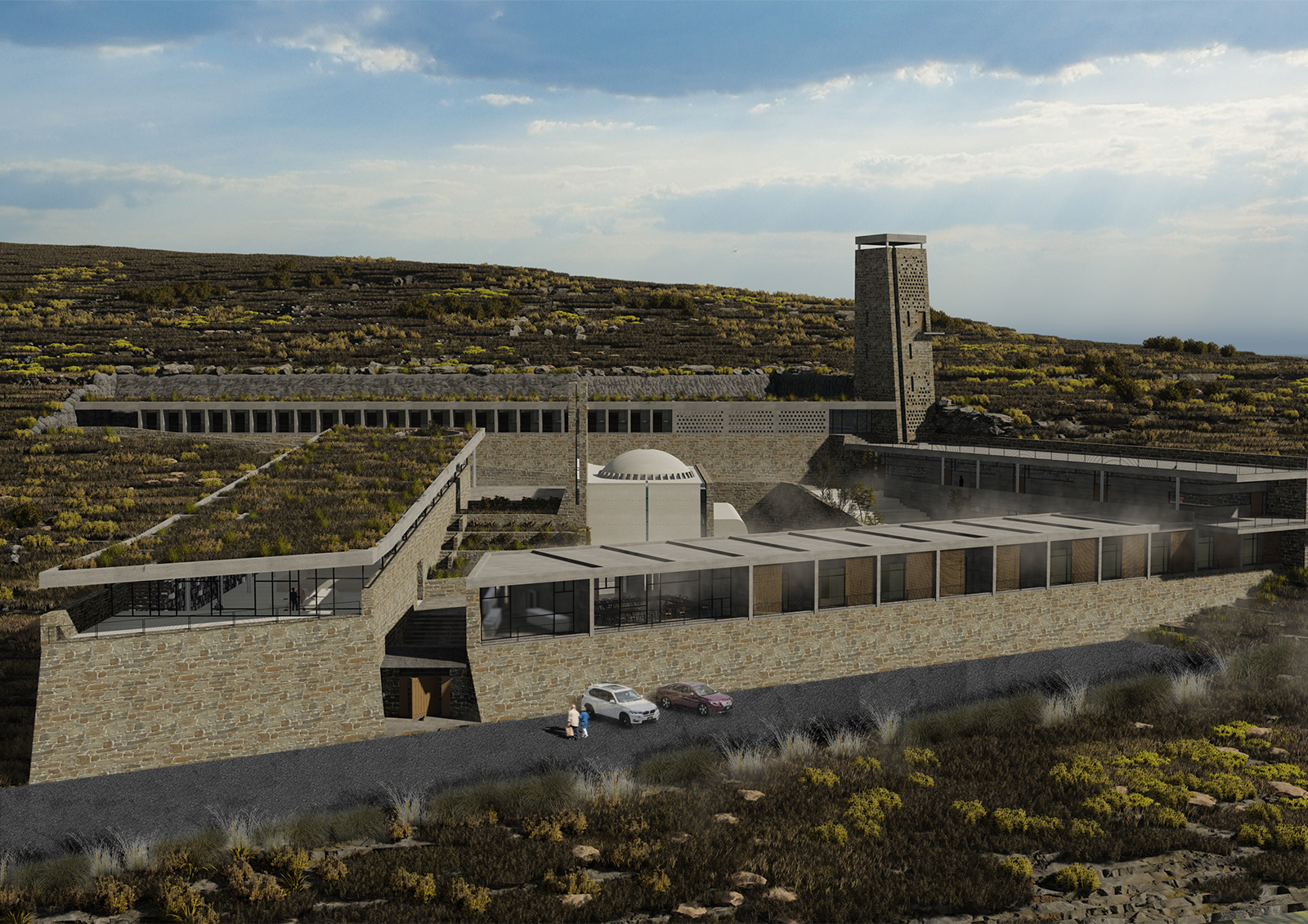 Archisearch Sacred Rocks: A contemporary monastery in Meteora | A diploma thesis by Diamanti Electra and Antoniou Konstantinos
