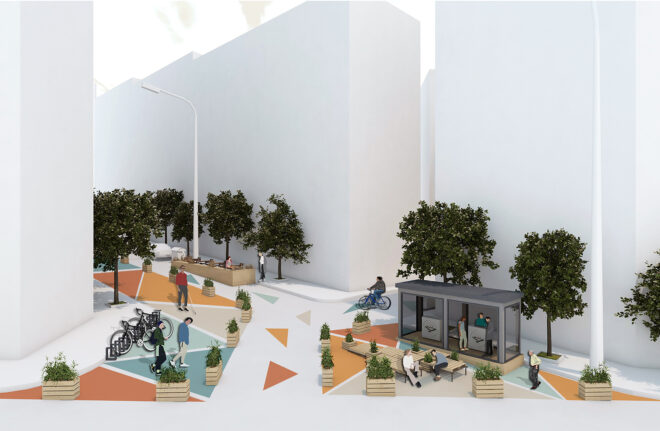 Archisearch Rotunda’s Superblock [4 0 o 6 3’, 2 2 o 9 5’]: implementation of tactical urbanism strategies in the area of Rotunda in Thessaloniki | Diploma thesis by Olga Strongylou