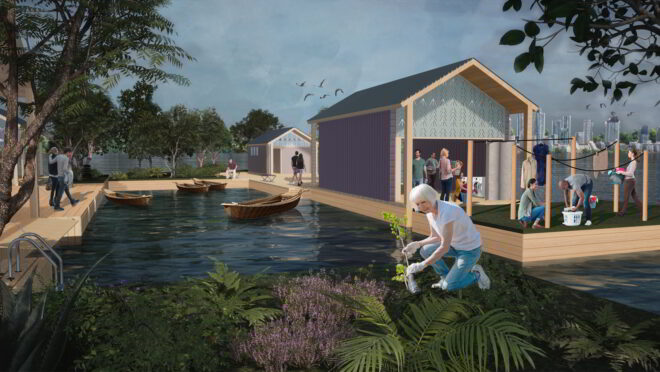 Archisearch - Προσαρμοστική Ανθεκτικότητα: Πλωτές κατοικίες για την κοινότητα της Αϊτής στο Μαϊάμι | Διπλωματική εργασία από την Χριστίνα Μπουτσιούκη