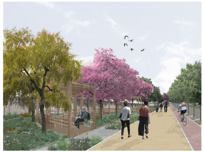 Archisearch - Greenway(e): Ανασχεδιασμός υπαίθριων χώρων κατά μήκος της οδού Ακριτών στην Τερψιθέα Θεσσαλονίκης | Διπλωματική εργασία των Κατερίνα Πλιάκου και Φιλιώ Οργιανέλη