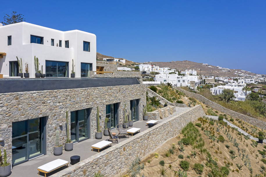 Archisearch Villa Sebastian in Ornos Bay, Mykonos | by Maria Kardami Design Studio