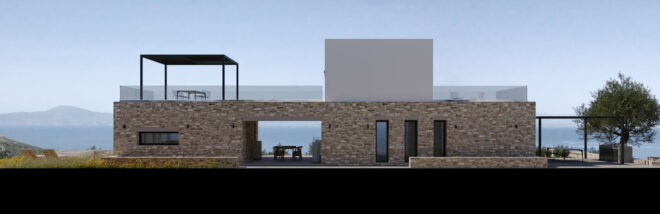 Archisearch - Πέτρινη μονοκατοικία με πισίνα στις Κιτριές | Tzokas Architects