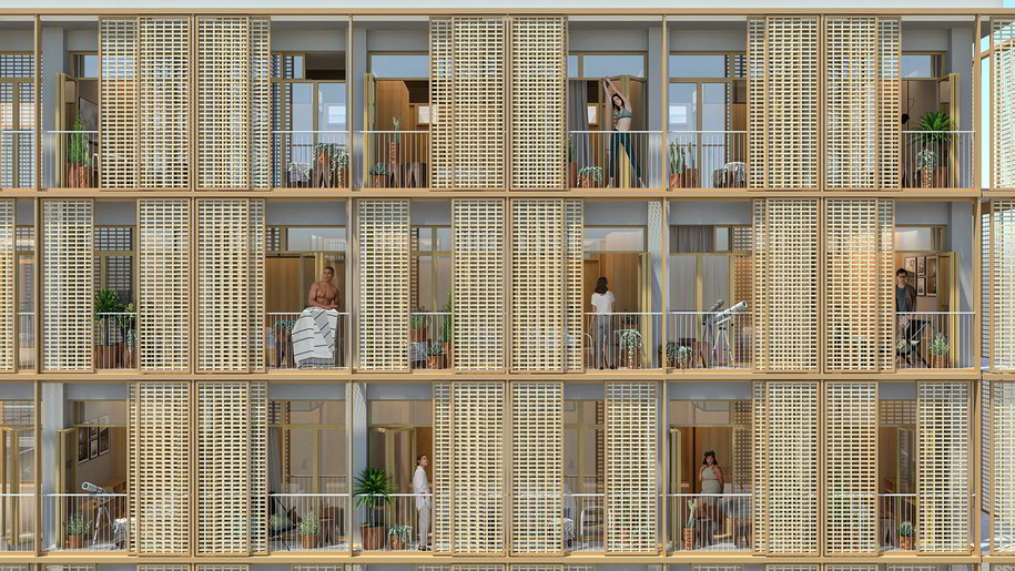 Archisearch Architectural competition for the new TEPAK Dormitories in Limassol, Cyprus - Honorable mention | by Eleni Alexi, Marilena Christodoulou, Elissavet Pasli, Angelos Shiamaris