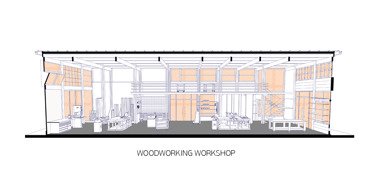 Archisearch Cooperative Construction Centre in Metaxourgeio, Athens | Diploma thesis project by Athina Maria Georgiadi, Thalassini Karali & Ourania Agoranou