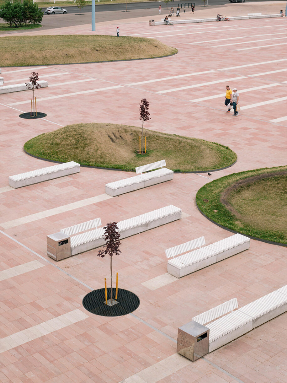 Archisearch DROM converts Azatlyk Square in Russia into a lively contemporary public space