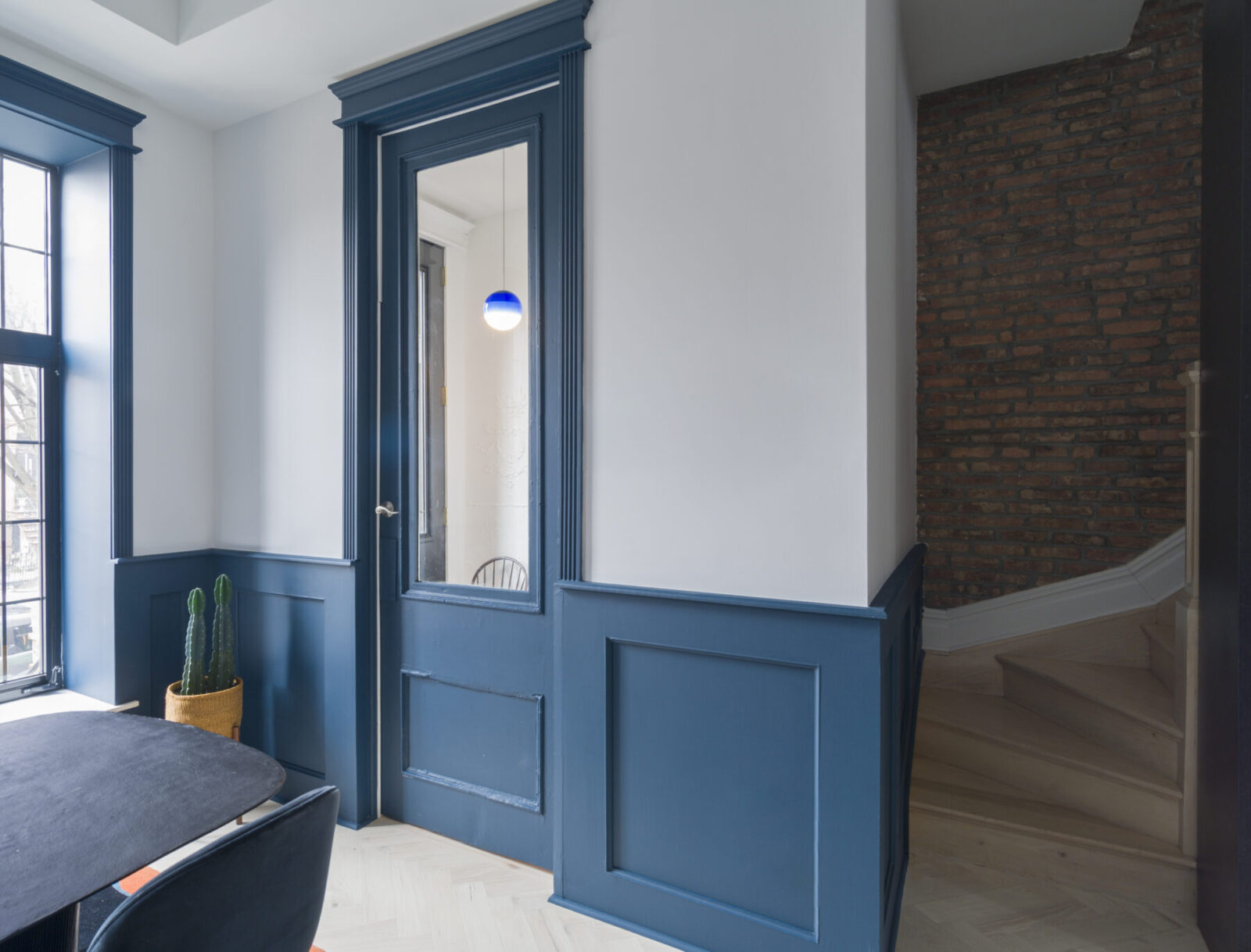 Archisearch Olbos Studio renovates a Bed-Stuy townhouse with elegant playfulness