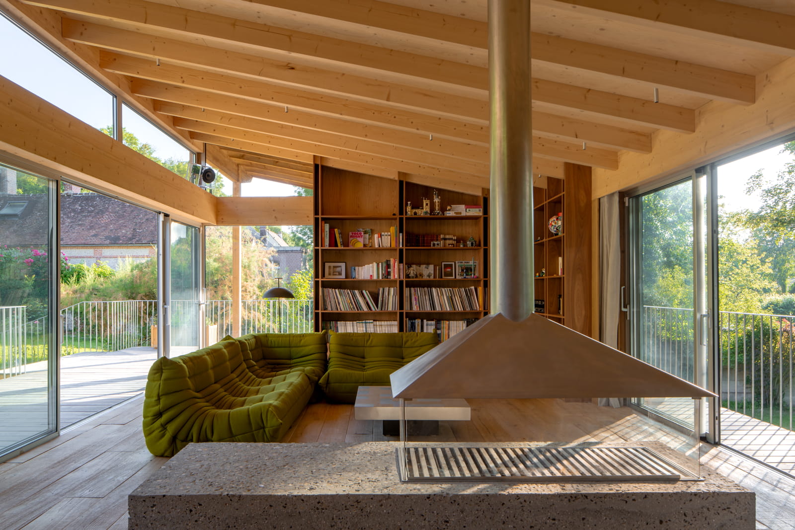Archisearch A Suspended House Open To Vexin Landscape by Atelier Victoria Migliore