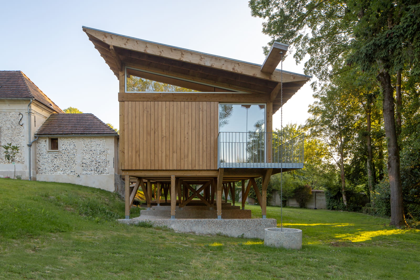Archisearch A Suspended House Open To Vexin Landscape by Atelier Victoria Migliore