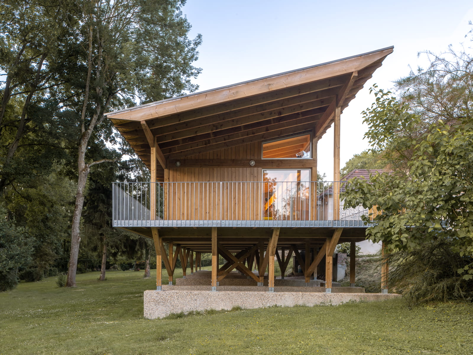 Archisearch A Suspended House Open To Vexin Landscape by Atelier Victoria Migliore
