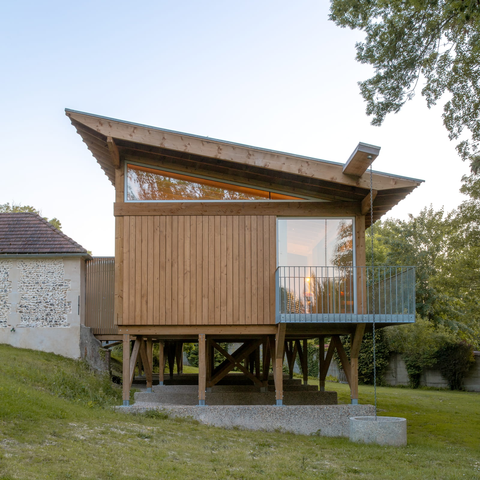 Archisearch A Suspended House Open To Vexin Landscape by Atelier Victoria Migliore