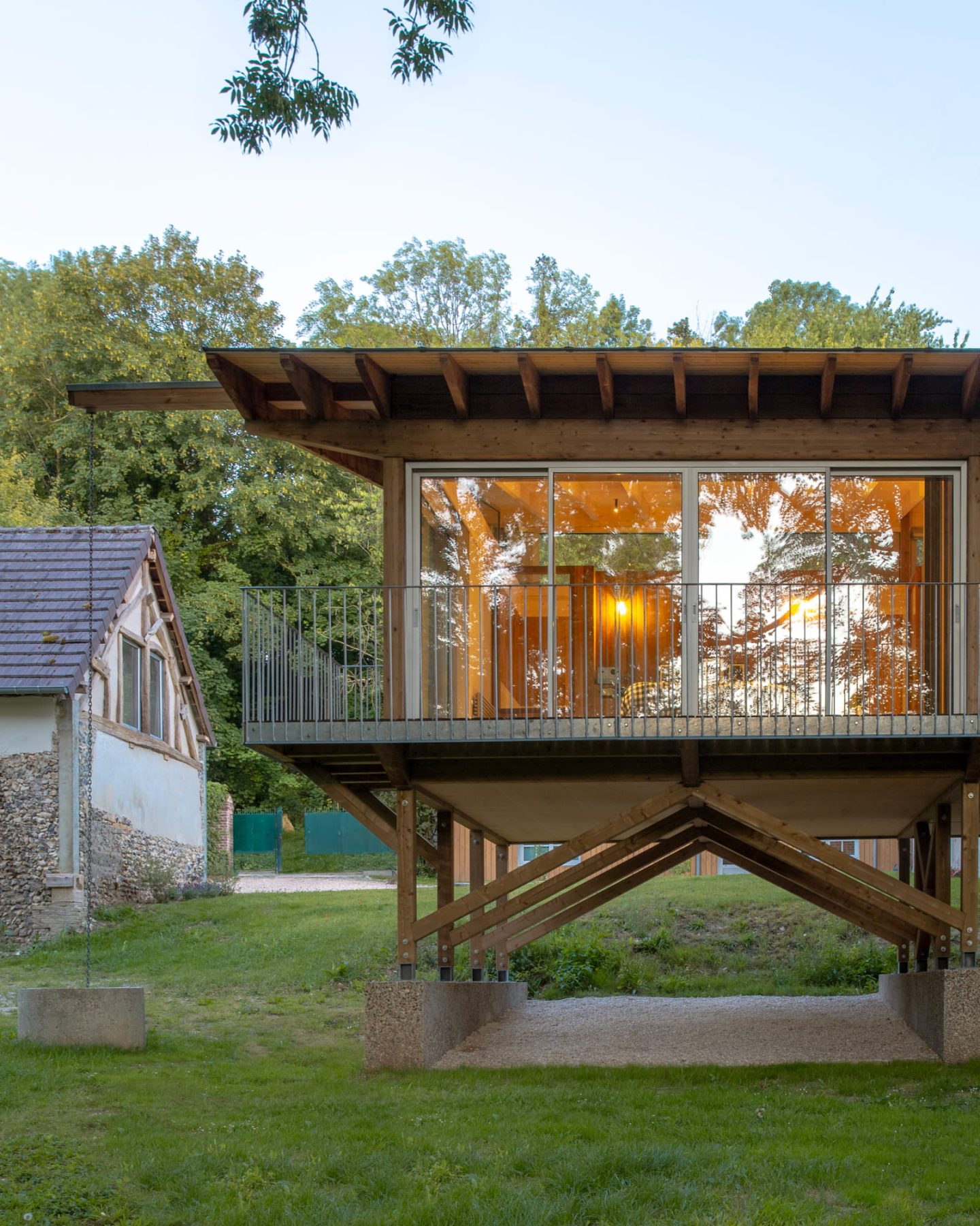 Archisearch A Suspended House Open To Vexin Landscape by Atelier Victoria Migliore