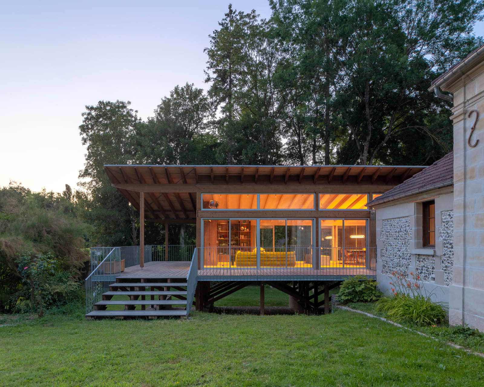 Archisearch A Suspended House Open To Vexin Landscape by Atelier Victoria Migliore