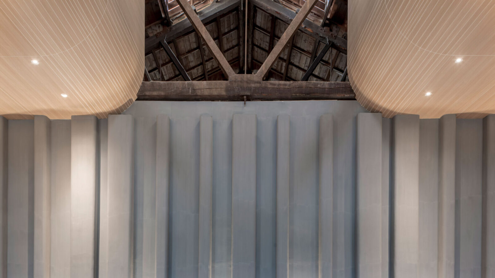Archisearch Architect Aurelien Chen reinterprets China’s 'Red Era' in the refurbishment of 'Former miner’s canteen' in Shijiazhuang, China