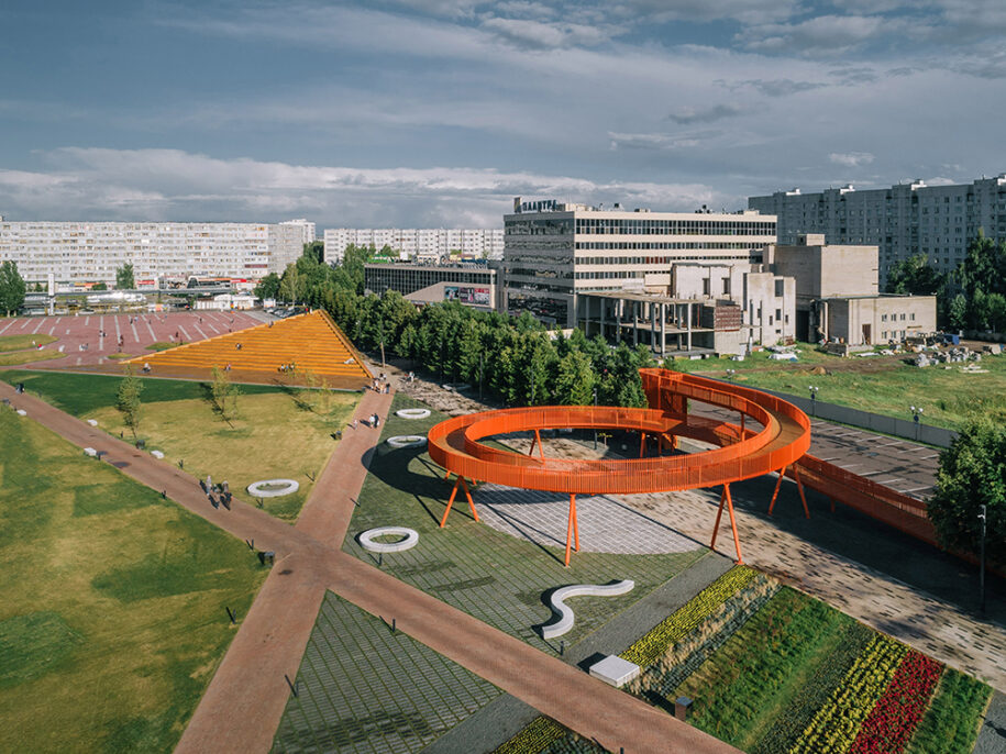 Archisearch DROM converts Azatlyk Square in Russia into a lively contemporary public space