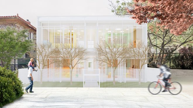 Archisearch - Woven in transparency: Daycare Facility in Colonus, Athens | by Constantine Bouras Studio