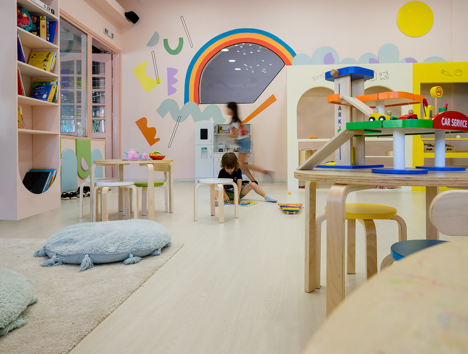 Archisearch Interior designers Ioulia Metzidaki and Nasia Pletsi created “Tempera”, a unique place for children