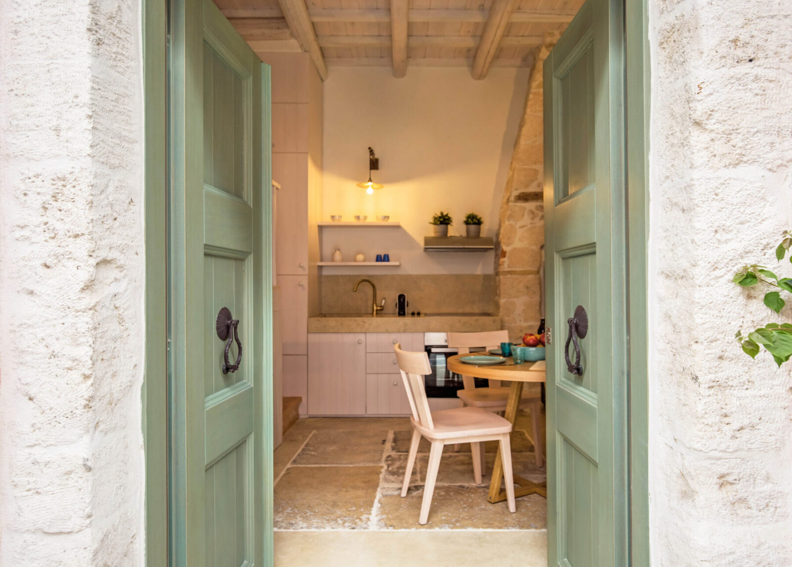 Archisearch Architect Chiara Armando in cooperation with POLYERGO restored Krokos house in Rethymno, Crete