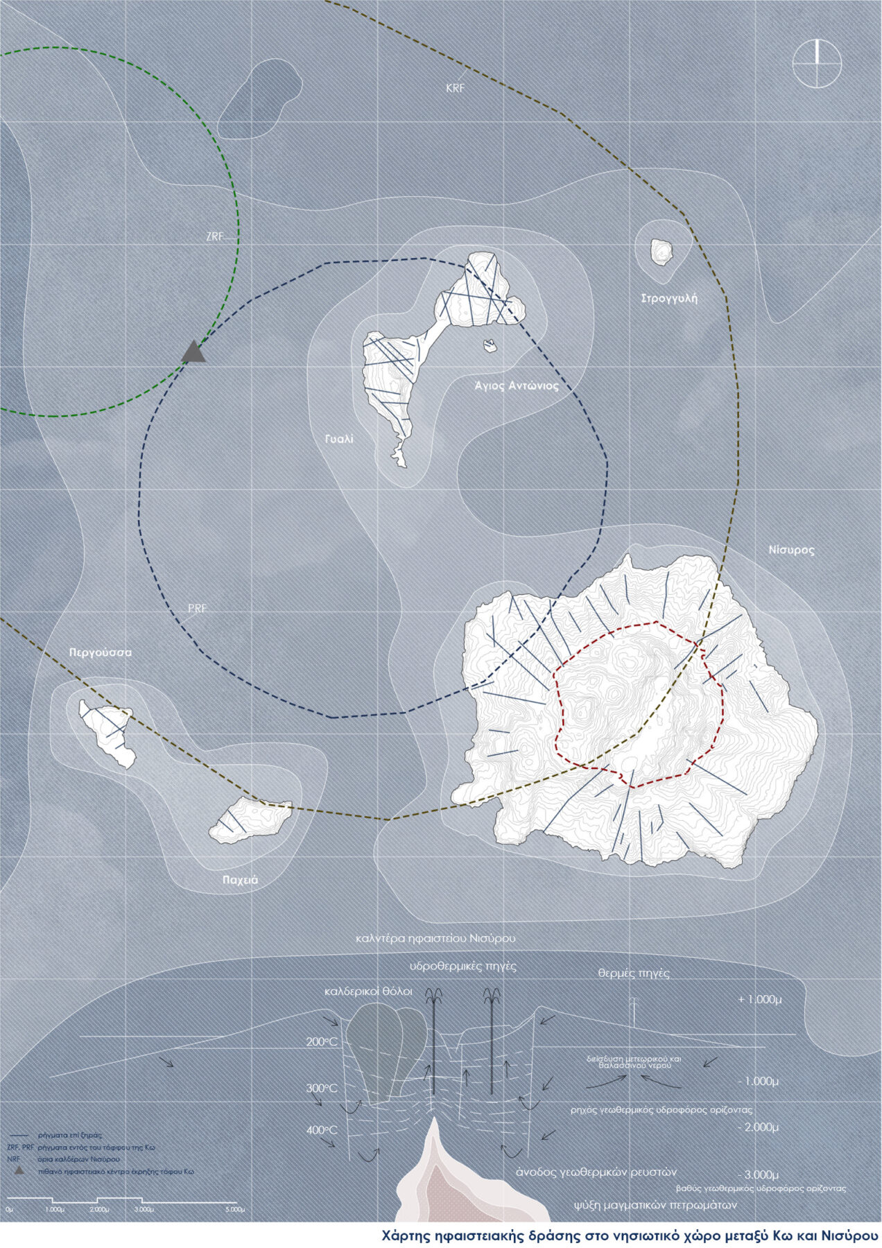 Archisearch Re-mining Giali: a new scenario for the manufactured landscape _ baths and a power production facility | Diploma thesis project by Dimitrios Mitsimponas