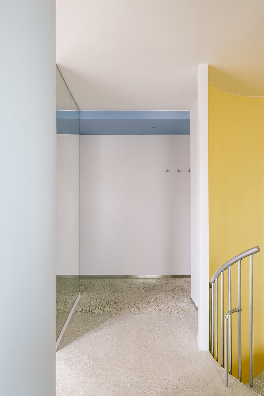 Archisearch Architecture in Colour: Gruit Transforms Two Existing Apartments into a 100 m² Duplex Through Yellows and Blues in Bagnolet, France