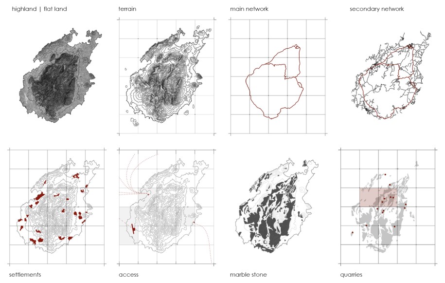 Archisearch Resurrecting the Parian Marble: land_material| Diploma Thesis by Chrysoula Douka