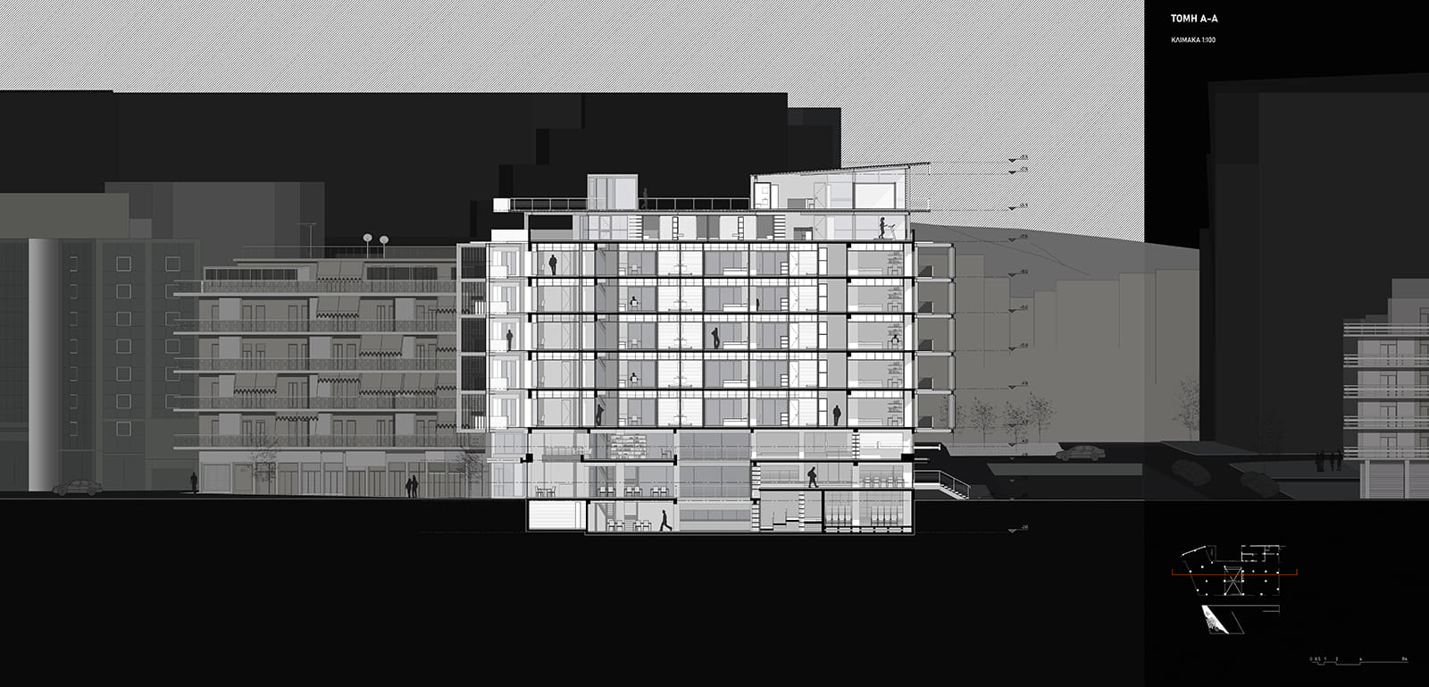 Archisearch Μετάβαση σε τέσσερις πράξεις_Επανάχρηση κτηρίου πρώην φοιτητικής εστίας Παντείου Πανεπιστημίου | διπλωματική εργασία από τη Μαργαρίτα Χατζημιχαήλ