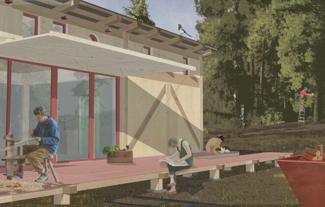 Archisearch - Συνεταιριστική δομή στη Βόρεια Εύβοια: στιγμιότυπα μιας συμβιωτικής σχέσης με το δάσος | Διπλωματική εργασία του Δημήτρη Αθανασίου