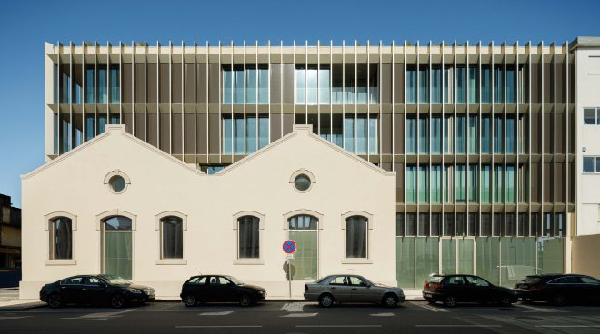 Archisearch - A WHIMSICAL REUSE // Edifício Estação: Two warehouses transformed into a multi-family housing building | by Sónia Cruz Arquitectura