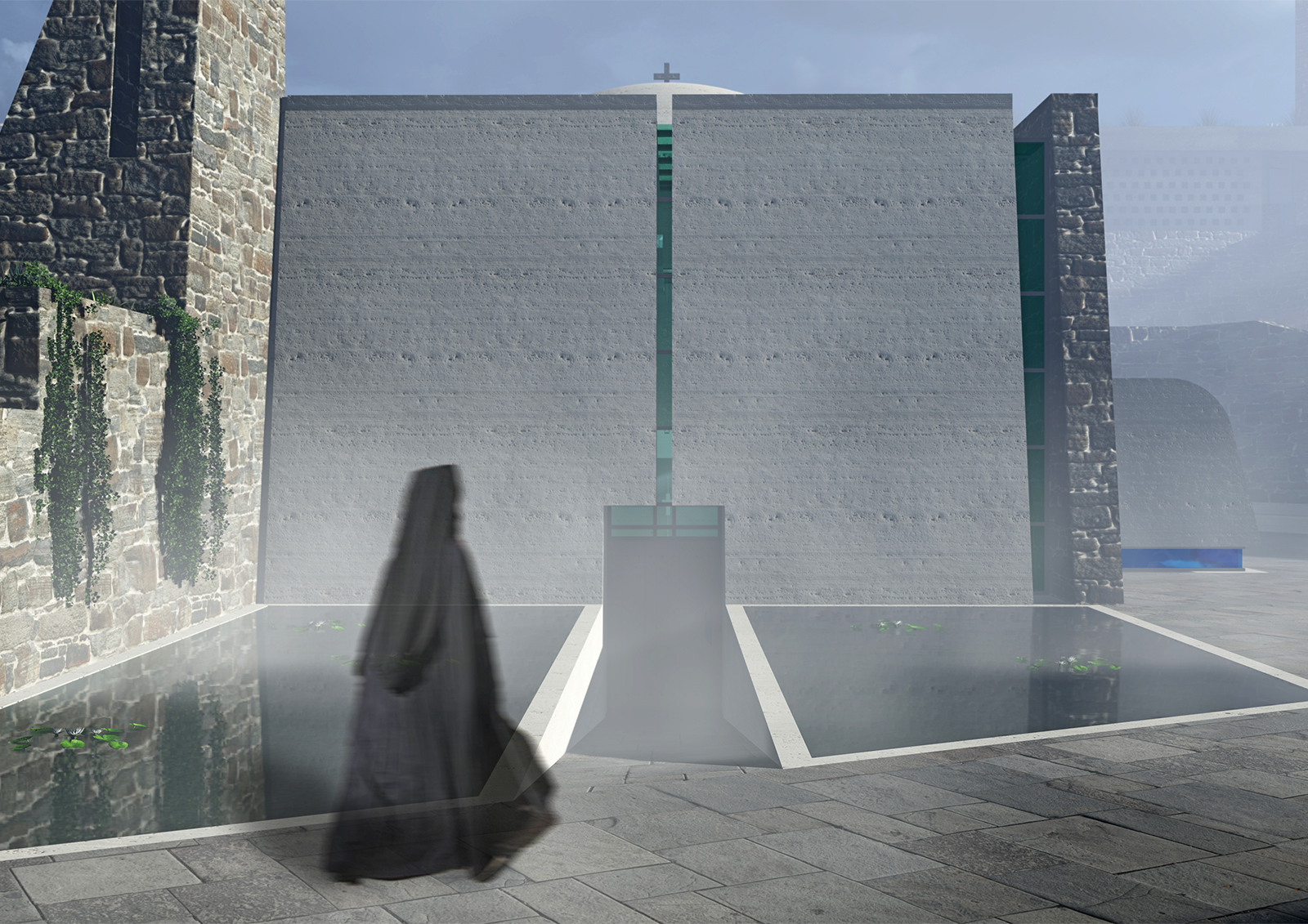 Archisearch Sacred Rocks: A contemporary monastery in Meteora | A diploma thesis by Diamanti Electra and Antoniou Konstantinos