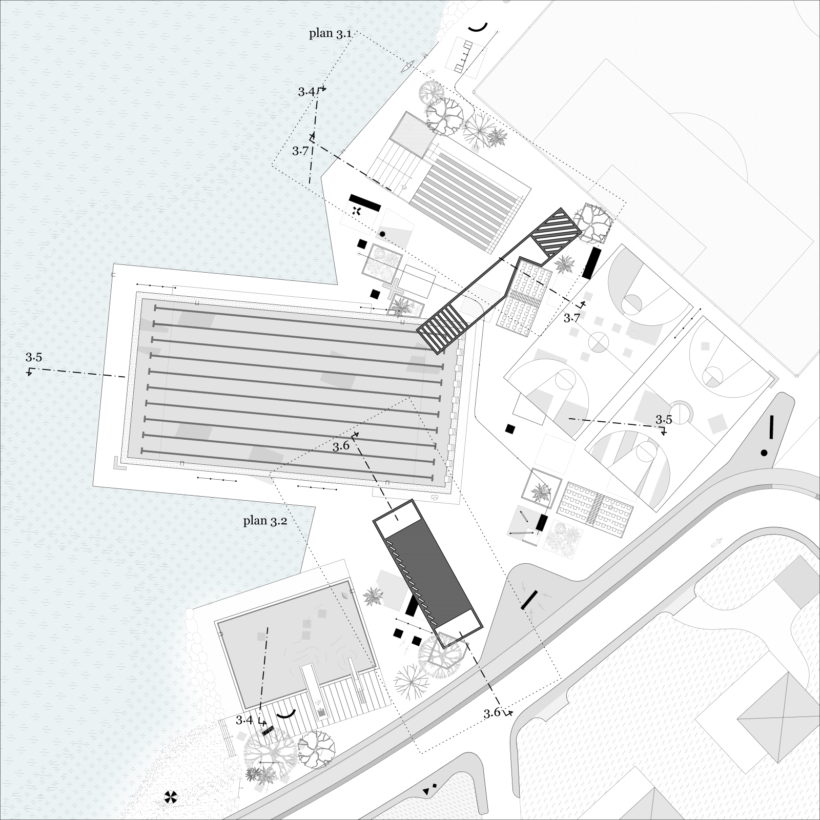 Archisearch Coast to Coast_ 3rd Prize - Porto Heli seafront design competition | by Object-e