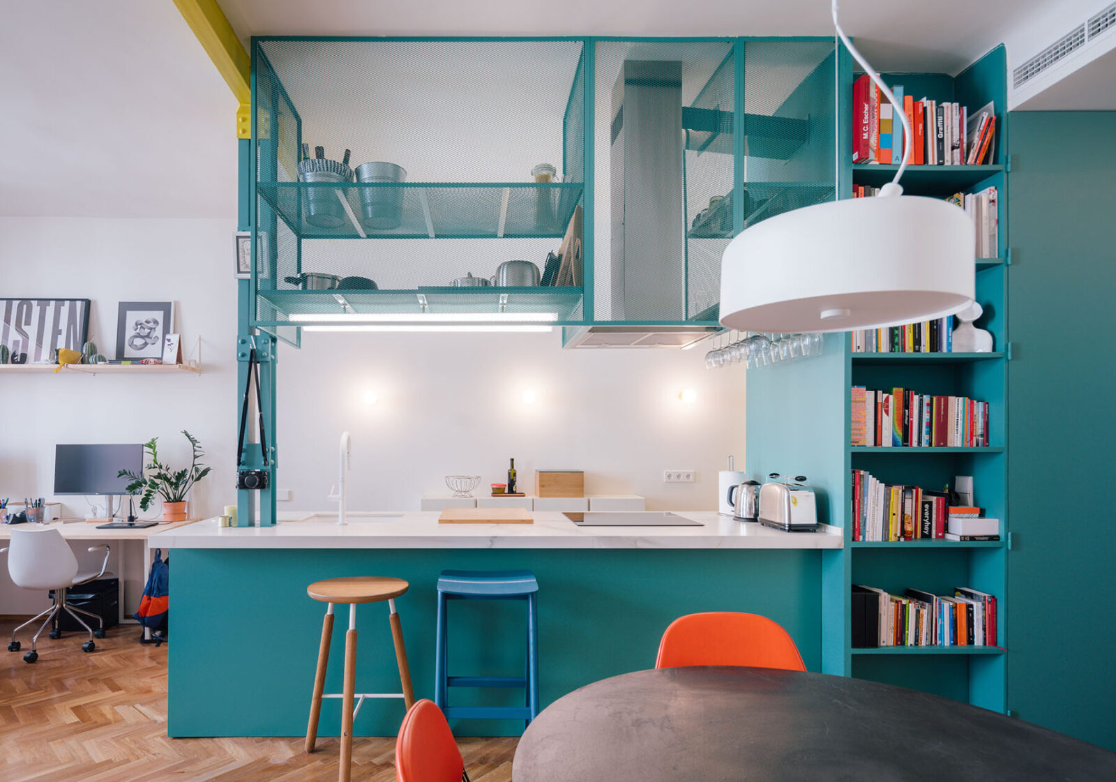 Archisearch The Magic Wall apartment renovation in Madrid, Spain | Impepinable