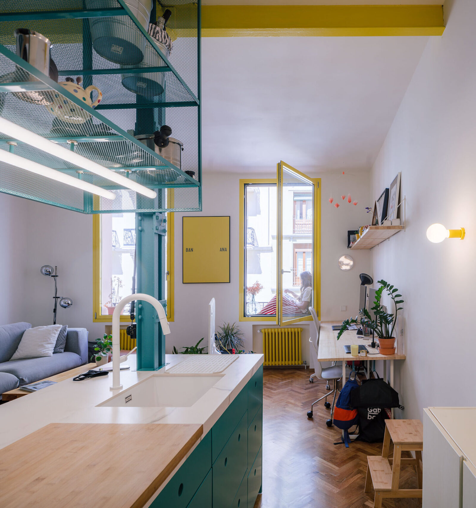 Archisearch The Magic Wall apartment renovation in Madrid, Spain | Impepinable