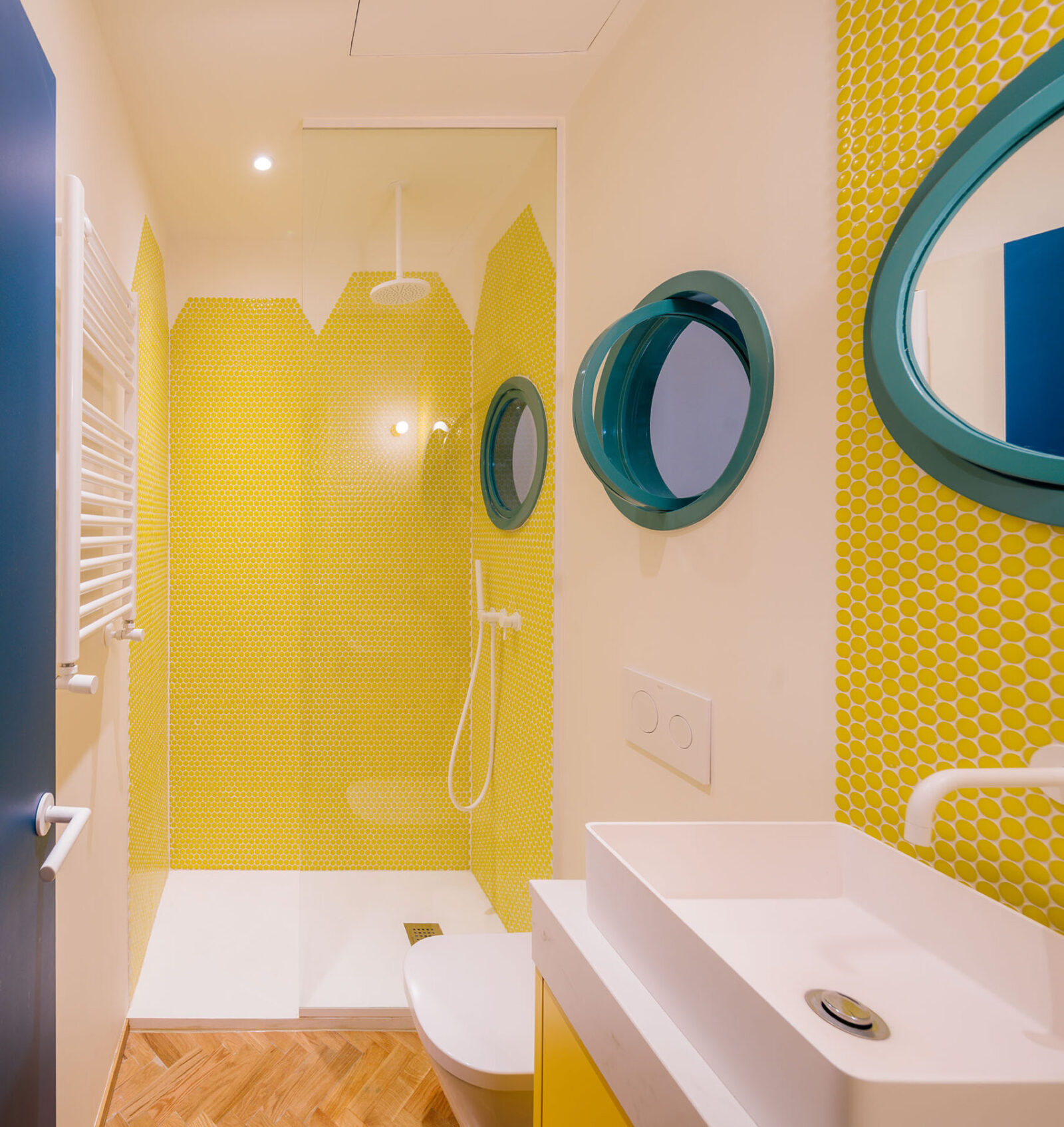 Archisearch The Magic Wall apartment renovation in Madrid, Spain | Impepinable