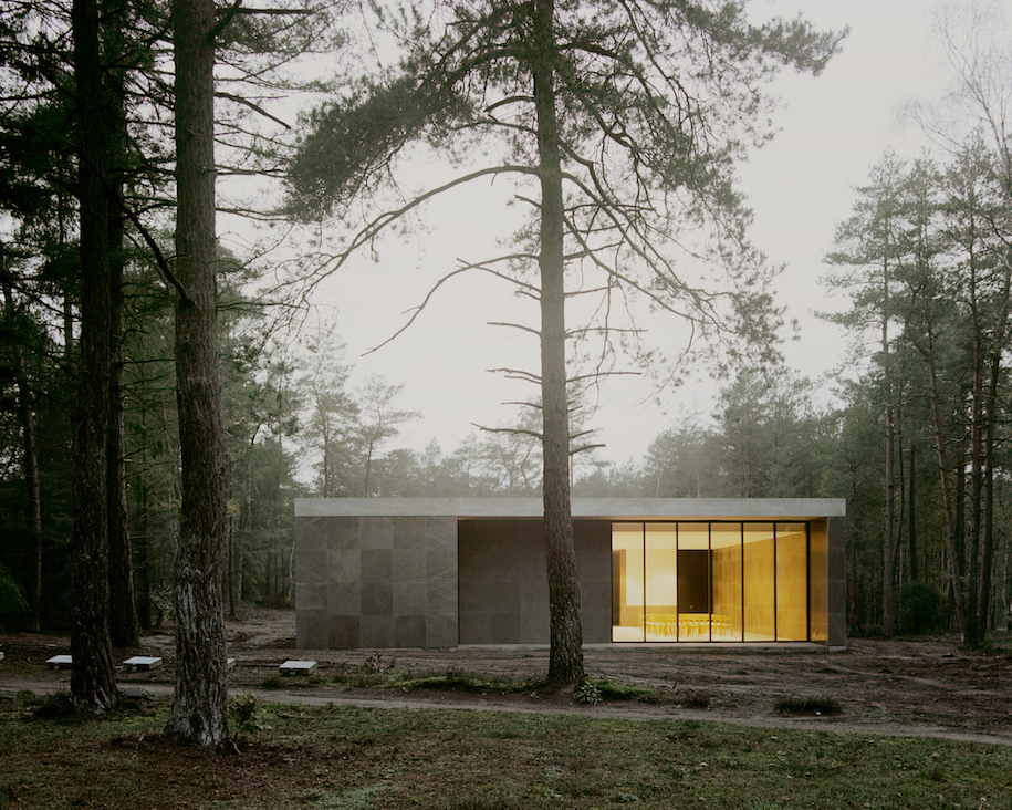 Archisearch Loenen Pavilion: A serene remembrance haven amid nature by KAAN Architecten