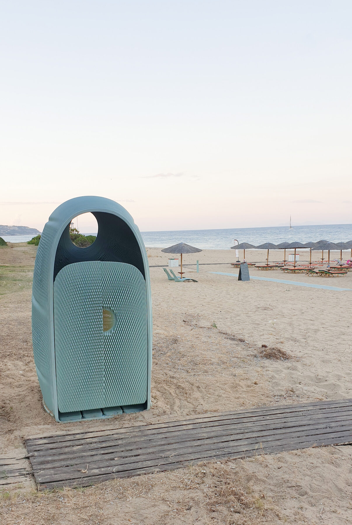 Archisearch THE ELEMENTS BY THE NEW RAW: crafting beach furniture from upcycled marine plastic waste in Greece