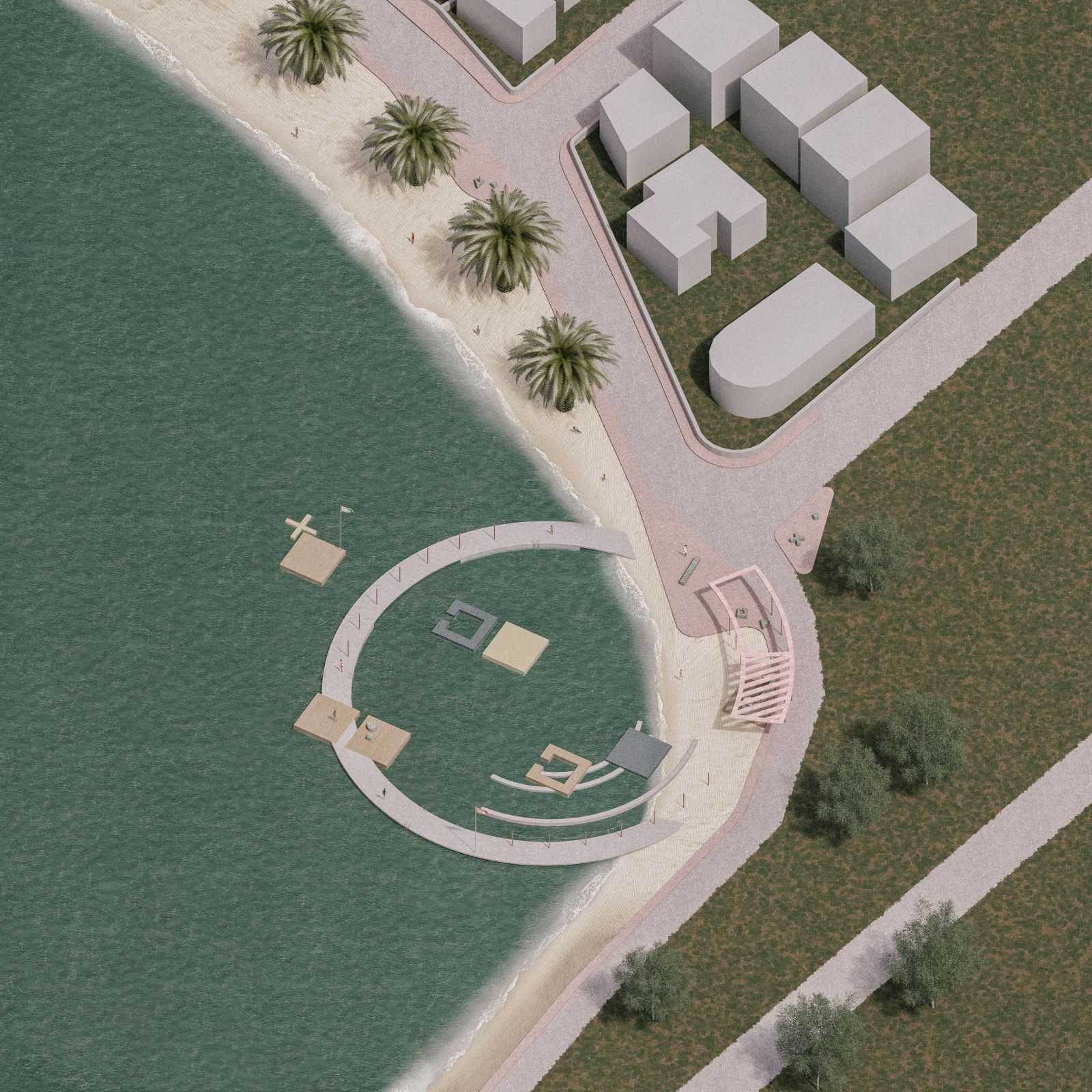 Archisearch Coast to Coast_ 3rd Prize - Porto Heli seafront design competition | by Object-e