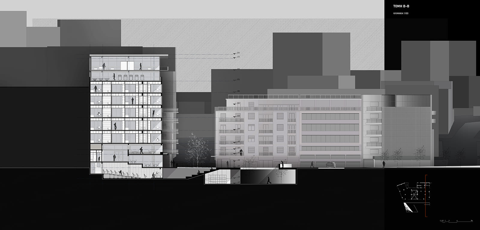 Archisearch Μετάβαση σε τέσσερις πράξεις_Επανάχρηση κτηρίου πρώην φοιτητικής εστίας Παντείου Πανεπιστημίου | διπλωματική εργασία από τη Μαργαρίτα Χατζημιχαήλ