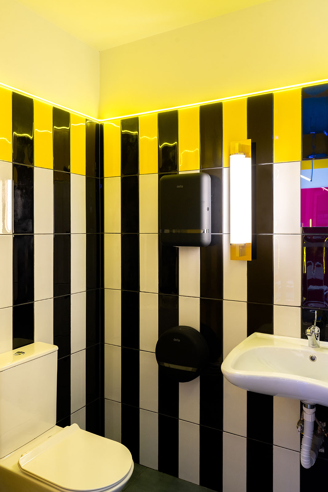 Archisearch Puzzle Interior Design designs Oh La La as a funky disruption in the historic urban fabric of Chania