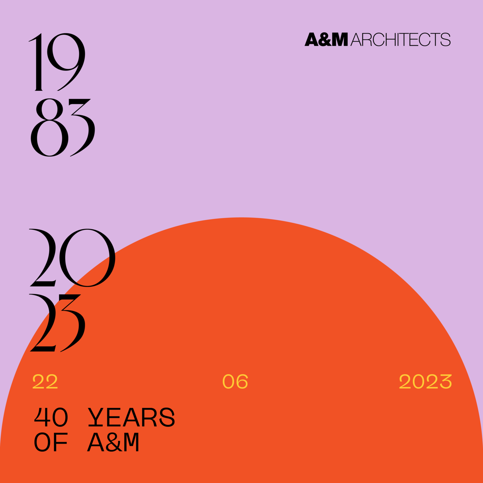 Archisearch 40 YEARS OF A&M ARCHITECTS // Η A&M Architects ανακοινώνει ένα εντυπωσιακό line up ομιλιών σε ζωντανή μετάδοση για την επετειακή της ημερίδα γιορτάζοντας 40 χρόνια αρχιτεκτονικής πορείας