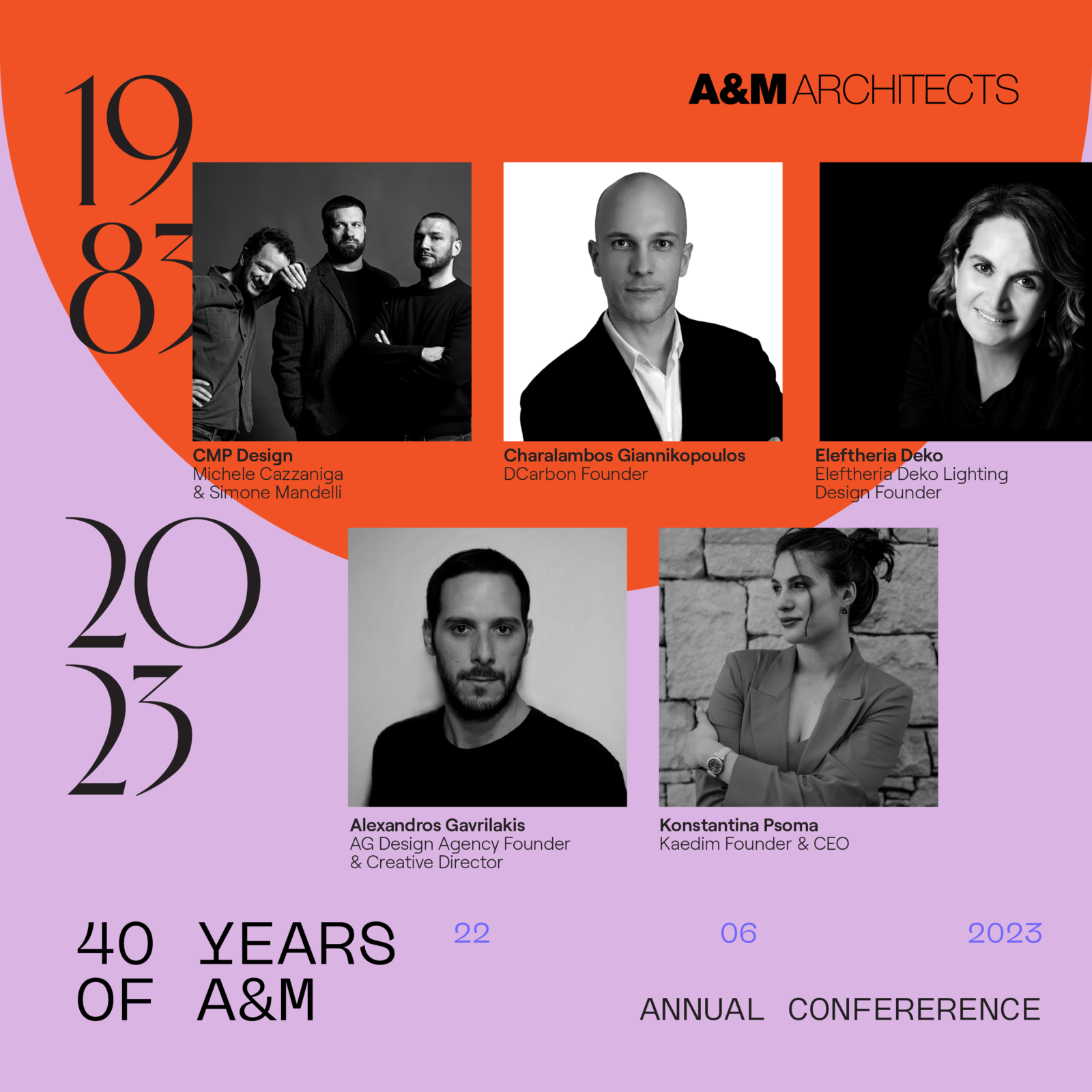 Archisearch 40 YEARS OF A&M ARCHITECTS // Η A&M Architects ανακοινώνει ένα εντυπωσιακό line up ομιλιών σε ζωντανή μετάδοση για την επετειακή της ημερίδα γιορτάζοντας 40 χρόνια αρχιτεκτονικής πορείας