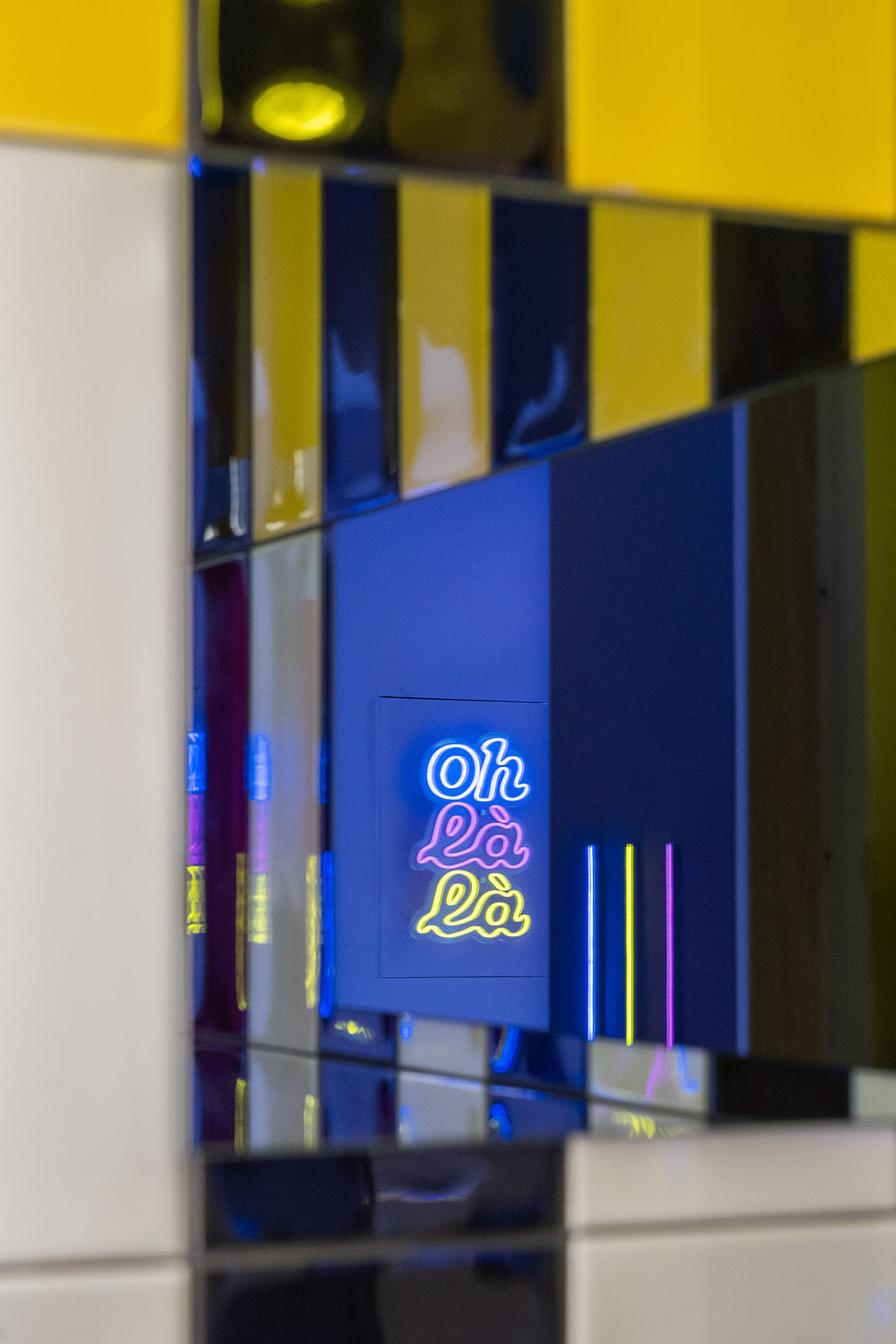 Archisearch Puzzle Interior Design designs Oh La La as a funky disruption in the historic urban fabric of Chania