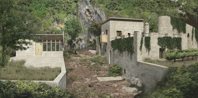 Archisearch - Οινοποιητική μονάδα στο Γαλλιανό Φαράγγι Ρεθύμνου | Διπλωματική εργασία από το Μάνο Νικηφόρο