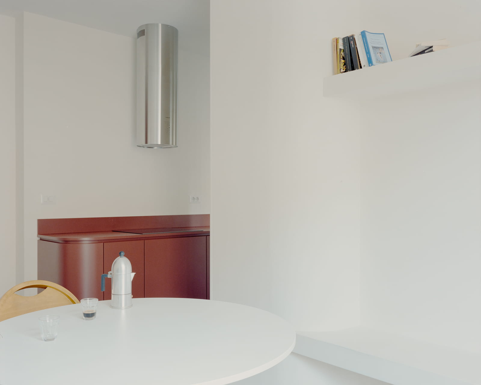 Archisearch OUT Designs a Bold Kitchen Composition in a 1930s Rationalist Apartment in Rome