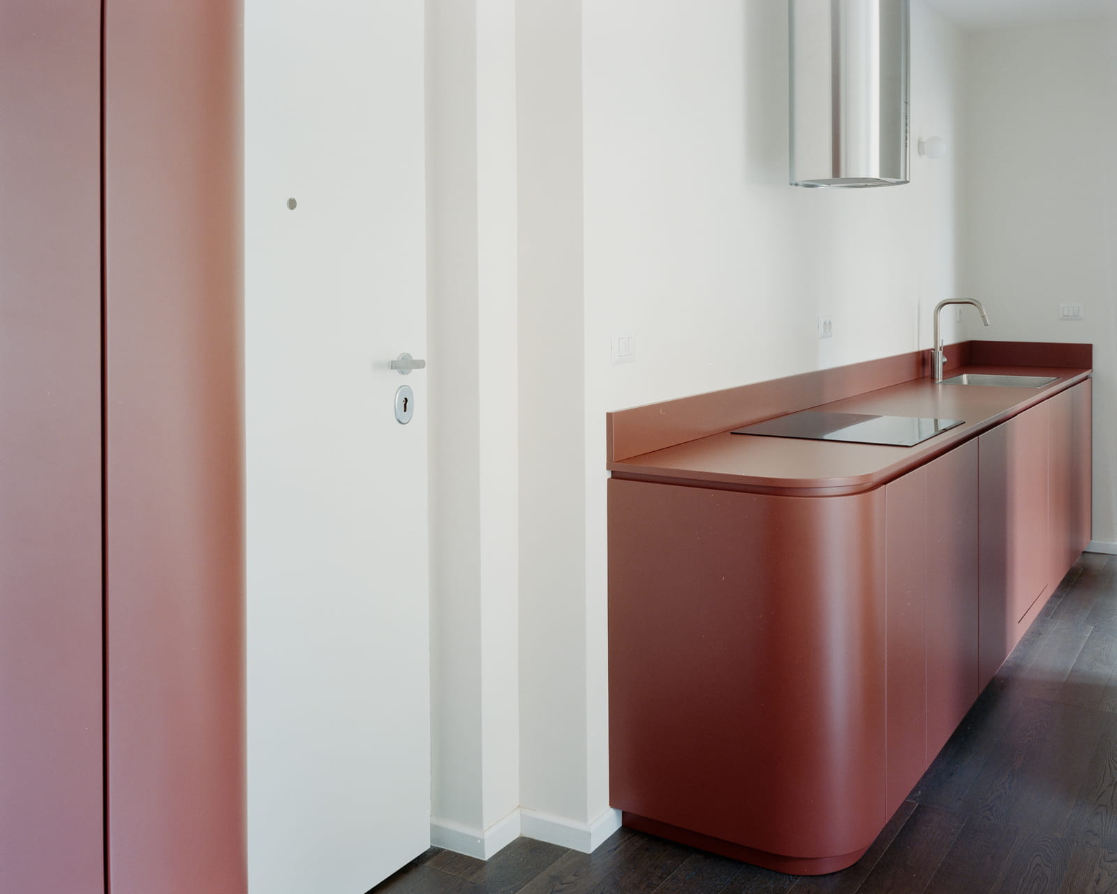 Archisearch OUT Designs a Bold Kitchen Composition in a 1930s Rationalist Apartment in Rome