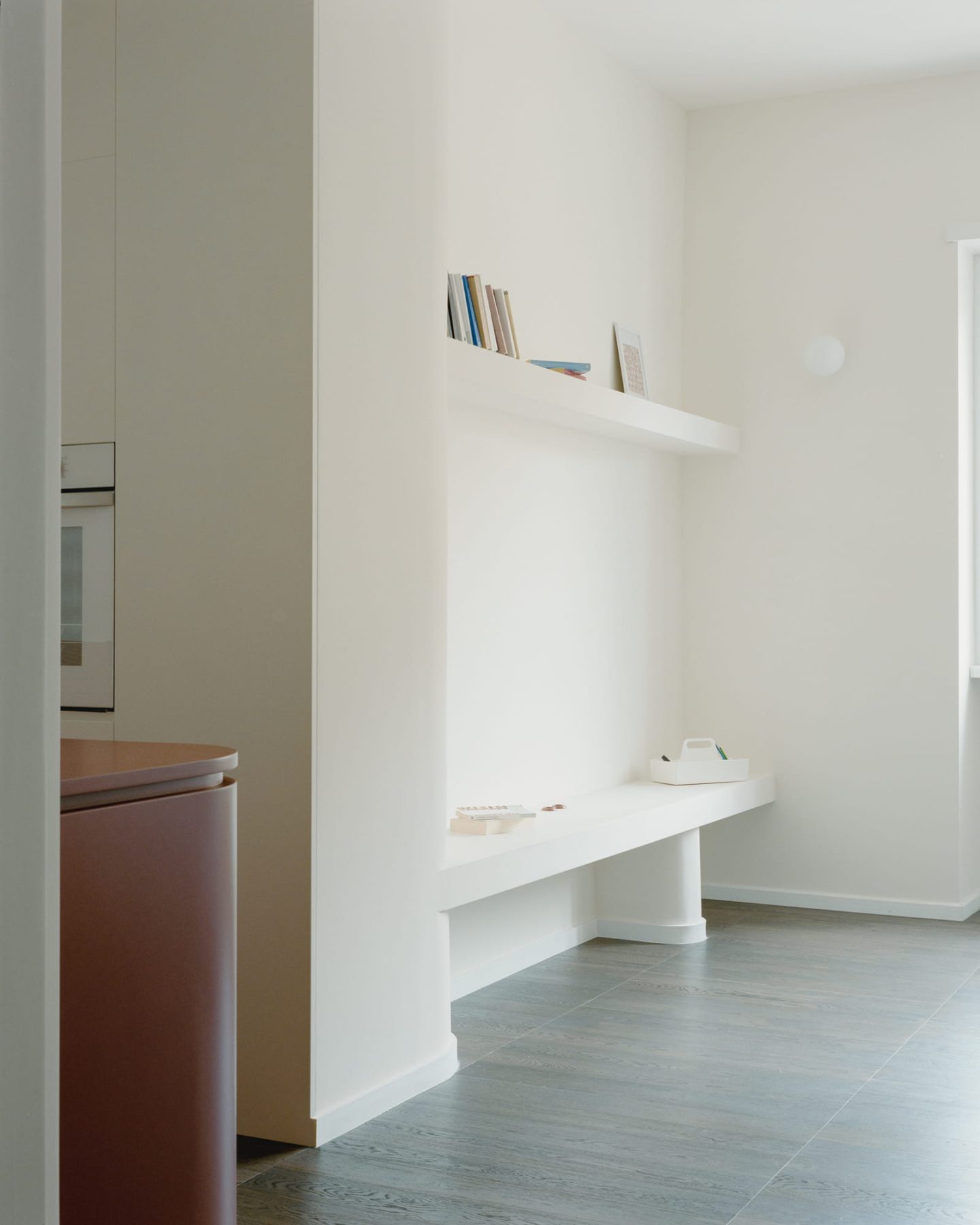 Archisearch OUT Designs a Bold Kitchen Composition in a 1930s Rationalist Apartment in Rome