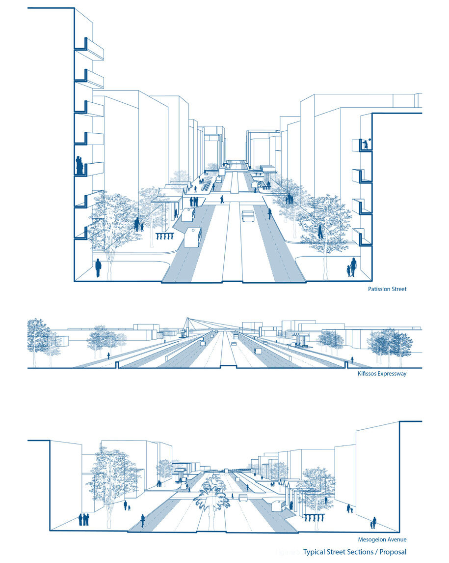 Archisearch The Pumpkin_A new public transport for the city of Athens | competition entry by Foteini Bouliari & Sophia Michopoulou