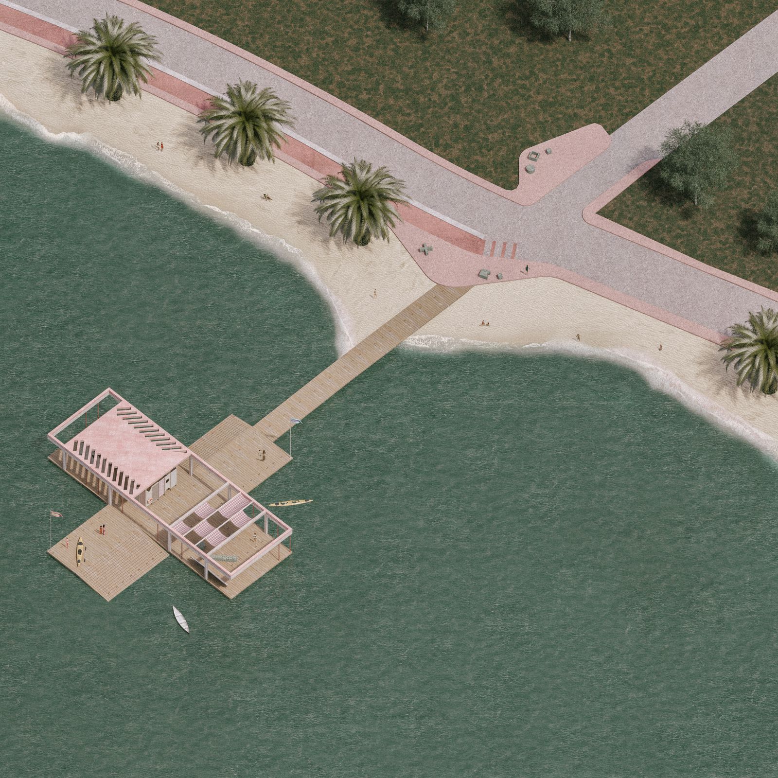 Archisearch Coast to Coast_ 3rd Prize - Porto Heli seafront design competition | by Object-e