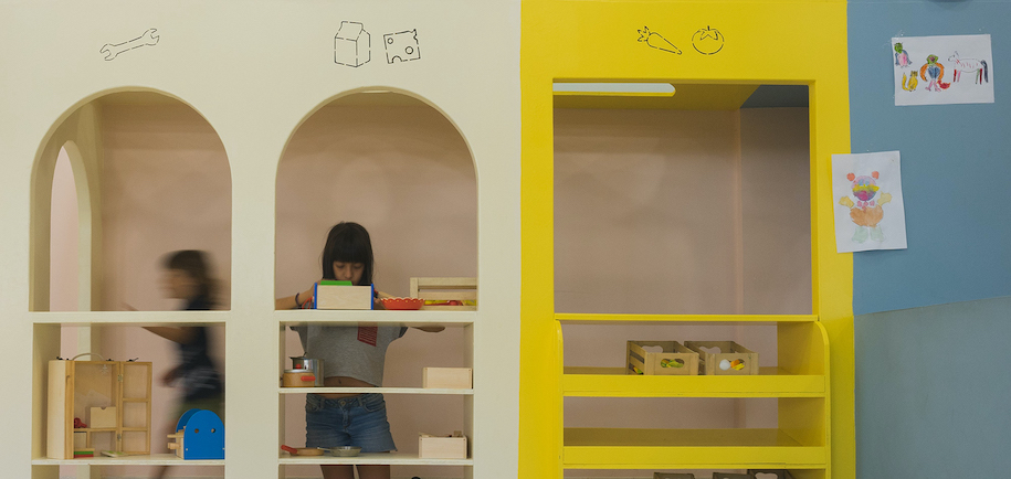 Archisearch Interior designers Ioulia Metzidaki and Nasia Pletsi created “Tempera”, a unique place for children