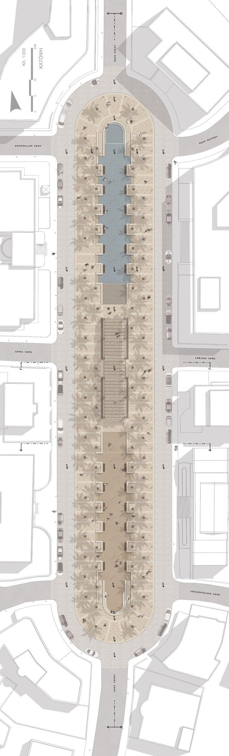 Archisearch 2nd Prize at the Panhellenic Competition for the Reconstruction of Charitou Sq. in Rhodes / V. Vassilopoulos