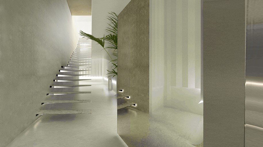 Archisearch 314 Architecture Studio Proposes a Residence in Dionysos, Athens, Inspired by the Shape of a Kentia Leaf