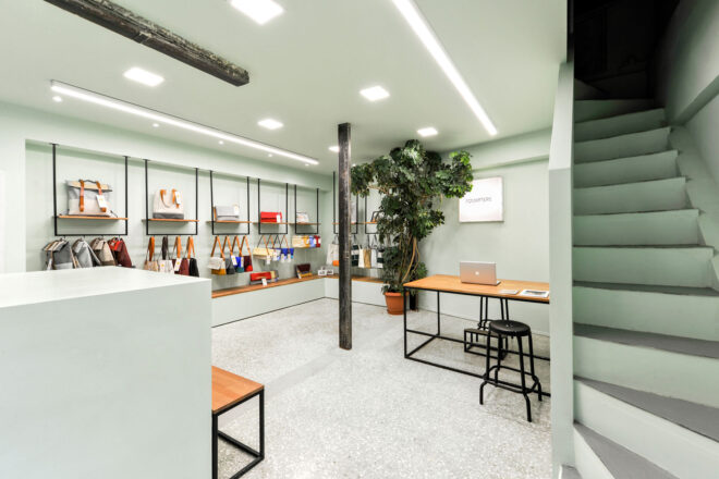 Archisearch 3QUARTERS workshop and retail: a space devoted to sustainability, locality and the art of crafting  | ASQUIAT Architectural Design Office